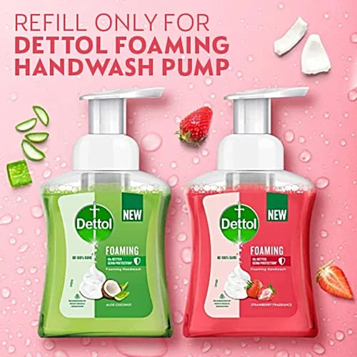 Dettol Strawberry Fragrance Foaming Handwash, 700 ml