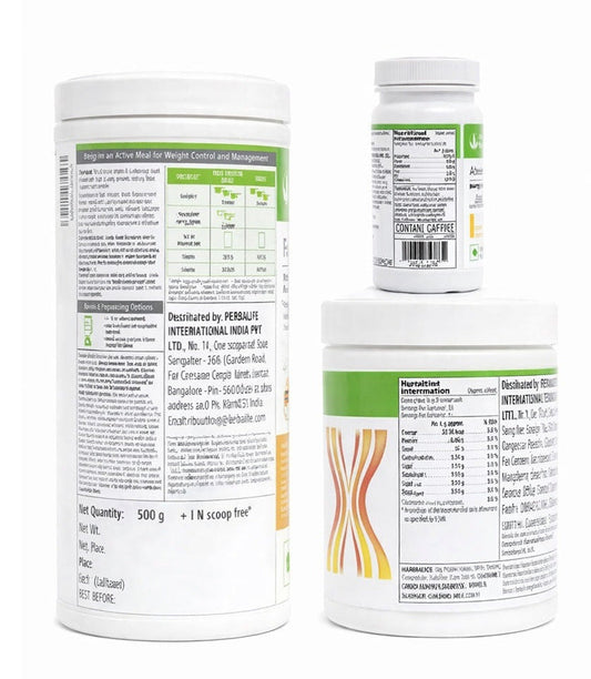 Herblife Nutrition Shake Mix Dutch Chocolate Flavour 500g With Protine Powder 200g And Tulshi Afresh 50g