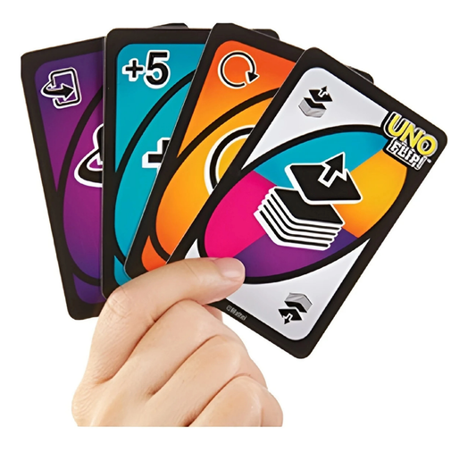 UNO Wild | UNO Flip | UNO Deal and UNO No Mercy Card Game Combo (4 in 1) | Play with Friends, Family and Travel