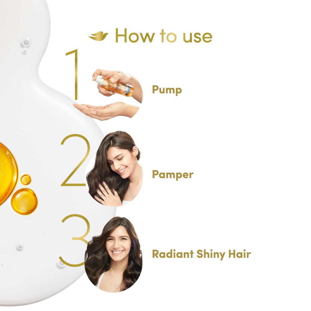 Dove Radiant Shine + UV Protect Hair Serum - 100 ml