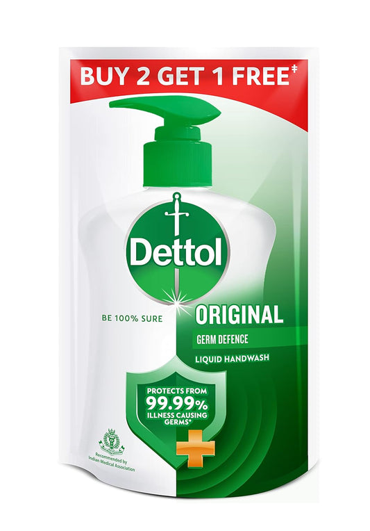 Dettol Original Handwash Liquid Soap Refill, 175ml (Pack of 3) |