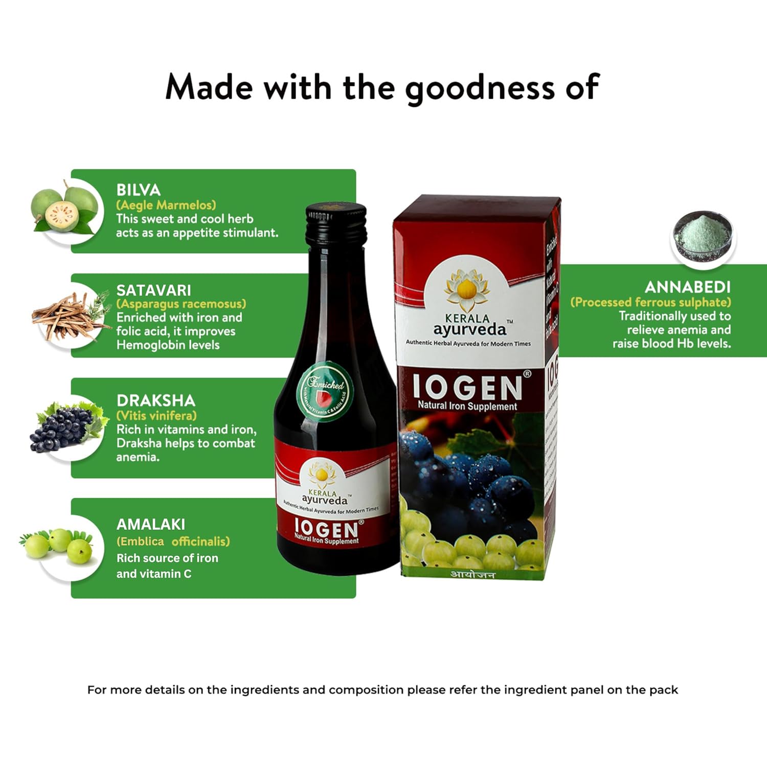 Kerala Ayurveda Iogen Syrup - 200 ml