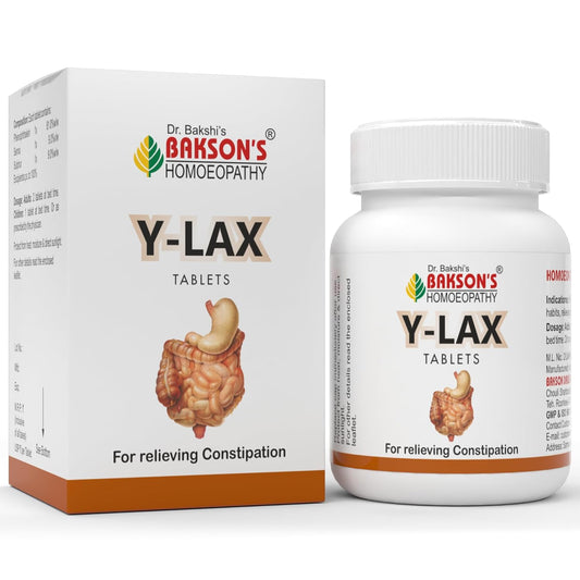 Bakson's Homeopathy Y-Lax Tablet - 75 Tabs