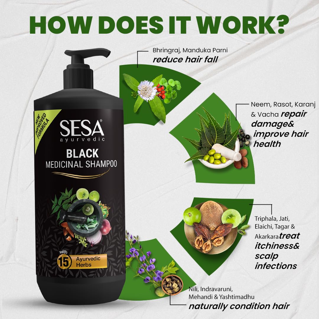Sesa Ayurvedic Medicinal Shampoo 1 Lt
