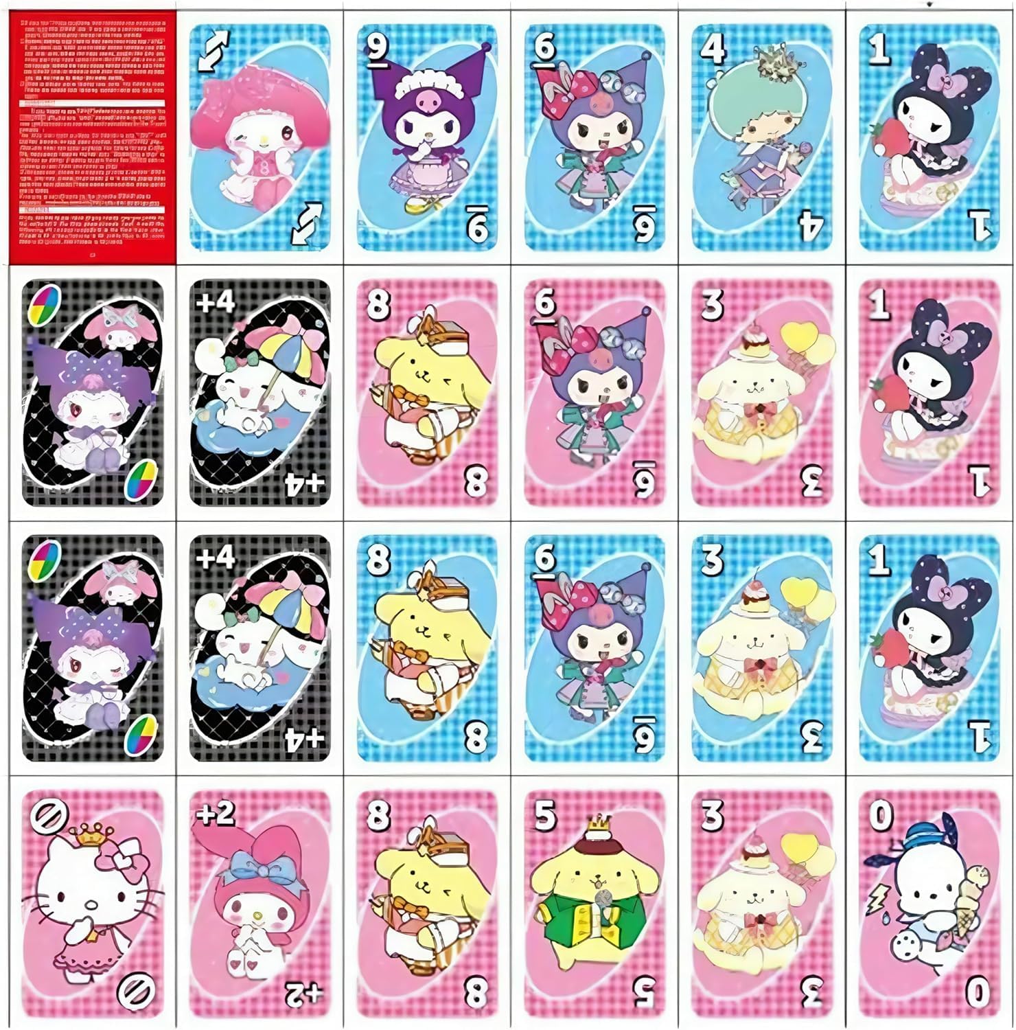 UNO Sanrio Card Game Play with Friends and Family