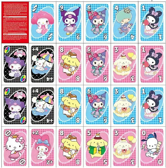 UNO Sanrio Card Game Play with Friends and Family