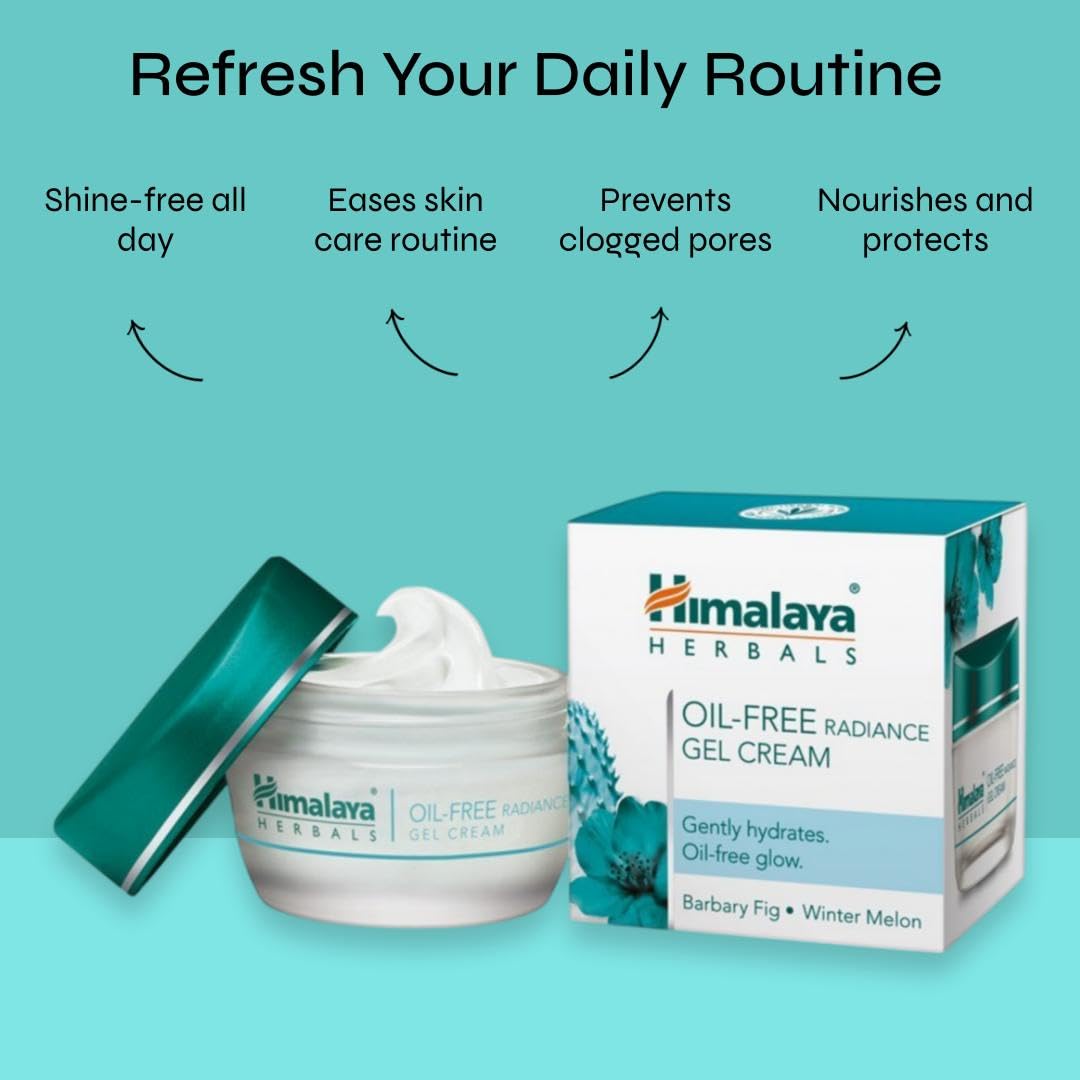 Himalaya Herbals Oil-Free Radiance Gel Cream - 50 gm