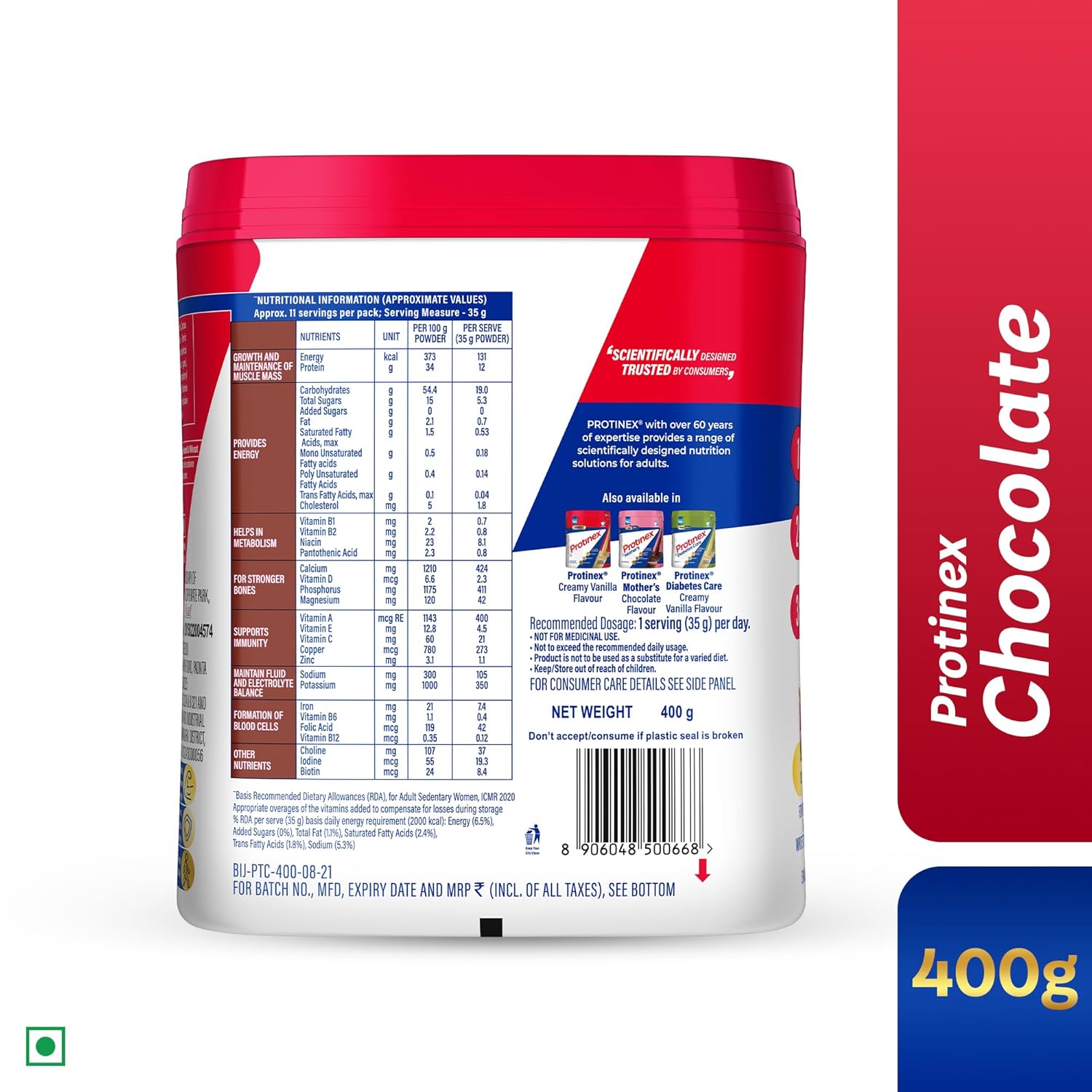 Protinex Tasty Chocolate, 400gm