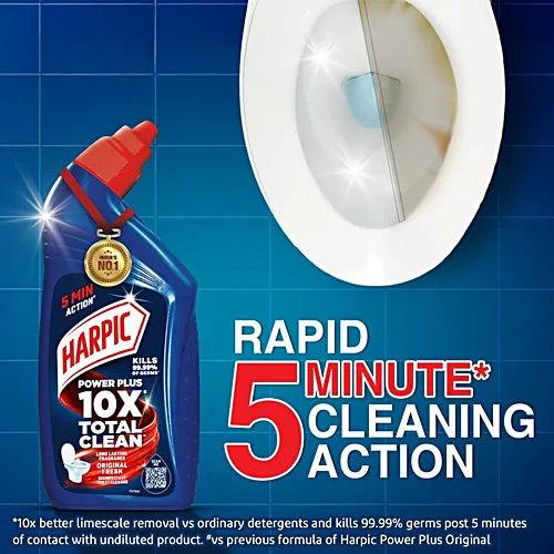 Harpic Disinfectant Toilet Cleaner - Original, Power Plus, 500 ml