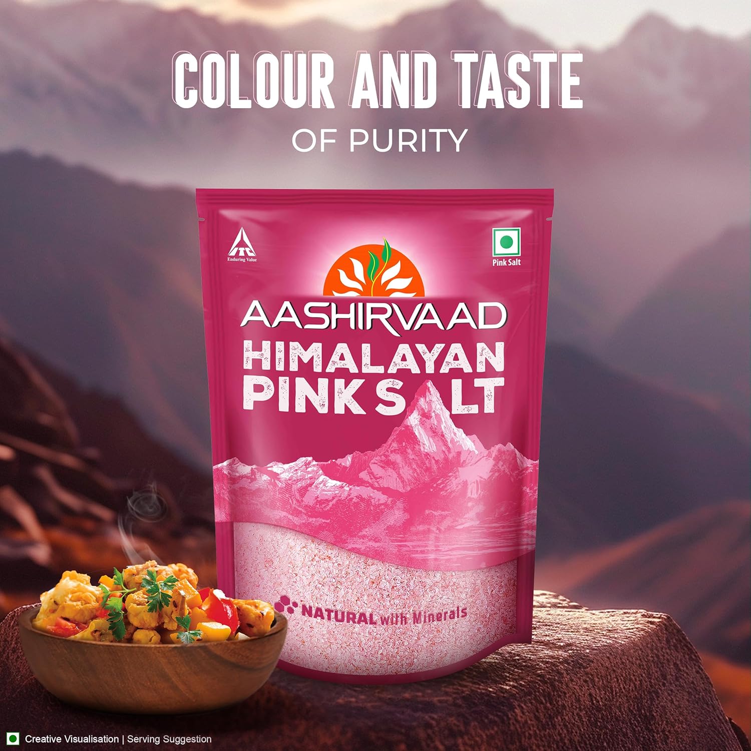 Aashirvaad Himalayan Pink Salt - 1 kg