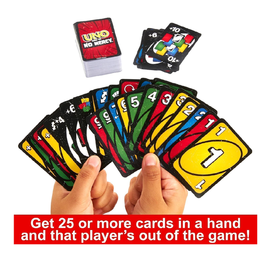 UNO Flip, UNO No Mercy and UNO Phase 10 Card Game Combo Pack of 3