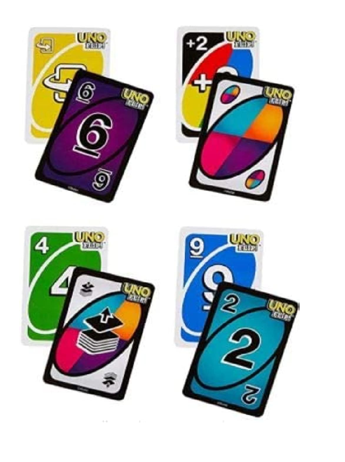 UNO Flip, UNO No Mercy and UNO Phase 10 Card Game Combo Pack of 3