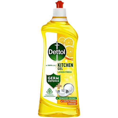 Dettol Lemon Fresh Kitchen Dishwash Gel, 750 ml