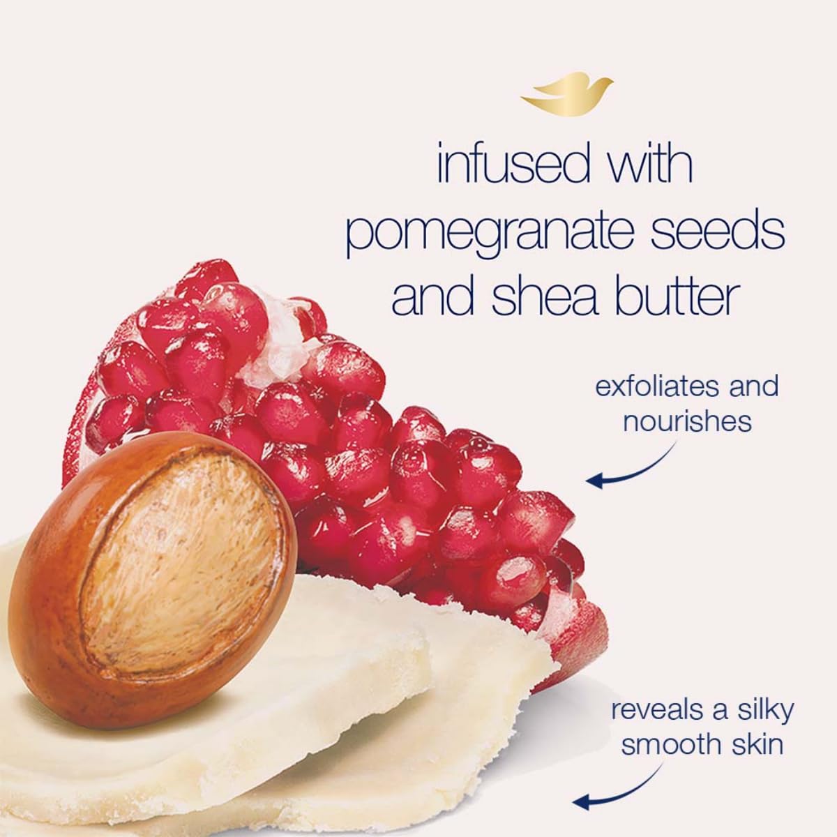 Dove Exfoliating Body Polish Scrub - Pomegranate Seeds & Shea Butter - 298 gm
