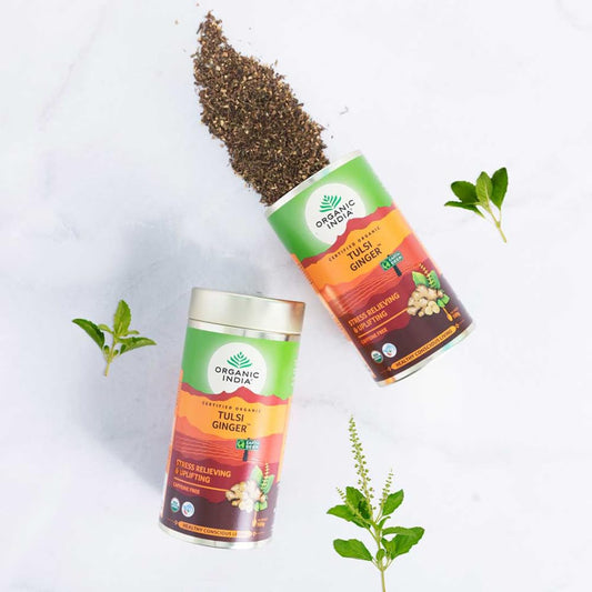 Organic India Tulsi Ginger Tea - 100g