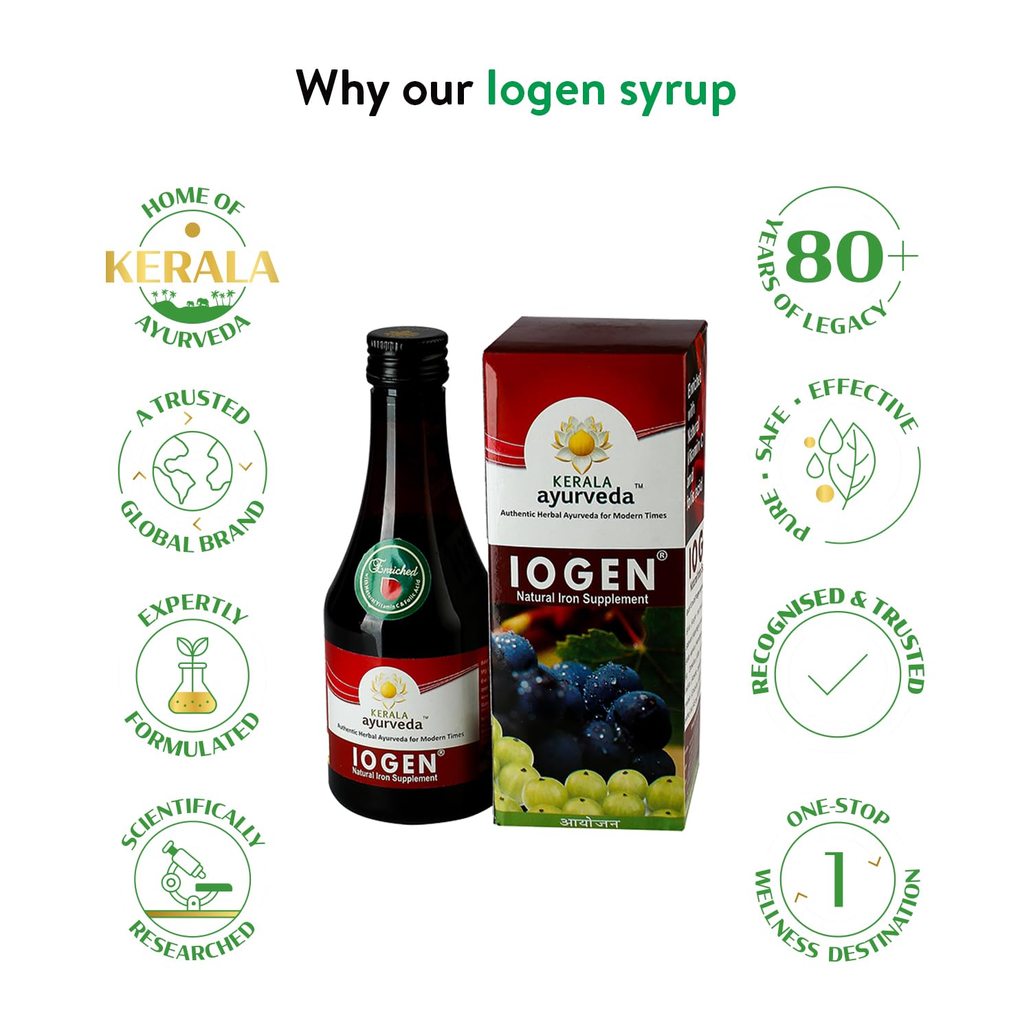 Kerala Ayurveda Iogen Syrup - 200 ml