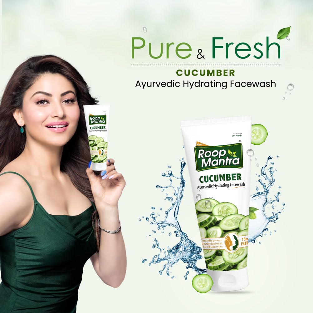 Roop Mantra Cucumber Face Wash For Dry Skin | 115 Gm
