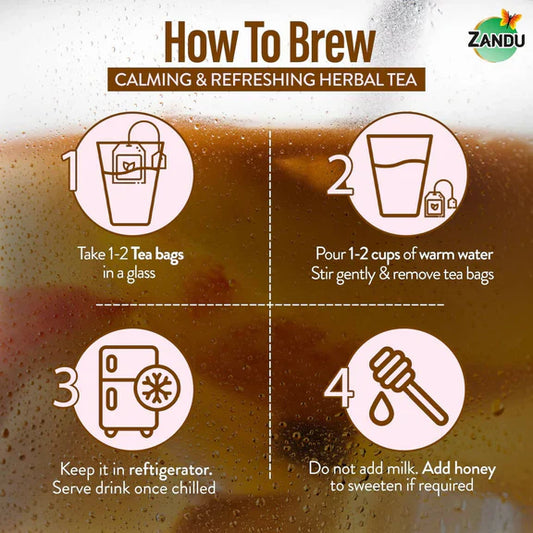 Zandu Calming & Refreshing Herbal Infusion - 25 tea bags