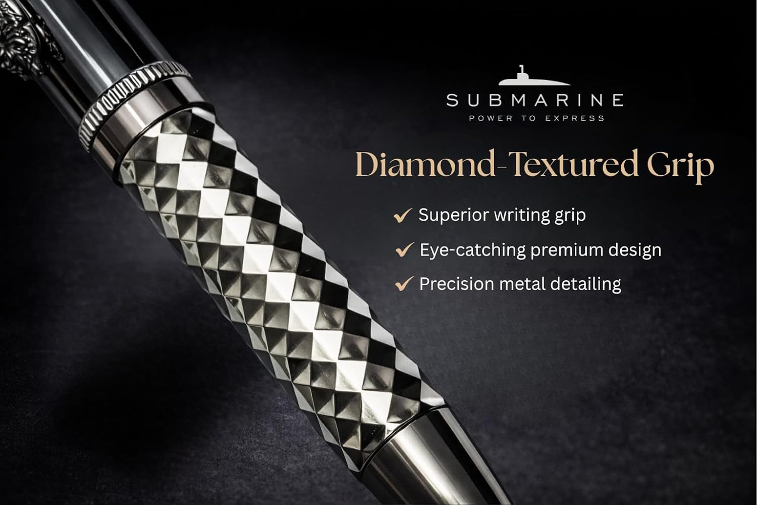 Submarine 1551 Premium Royal Edition Iconic Lion Emblem Metal Ball Pen