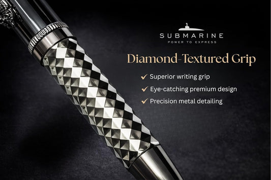 Submarine 1551 Premium Royal Edition Iconic Lion Emblem Metal Ball Pen