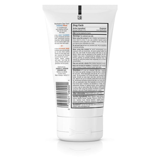 Neutrogena Clear Pore Cleanser Mask - 125 ml
