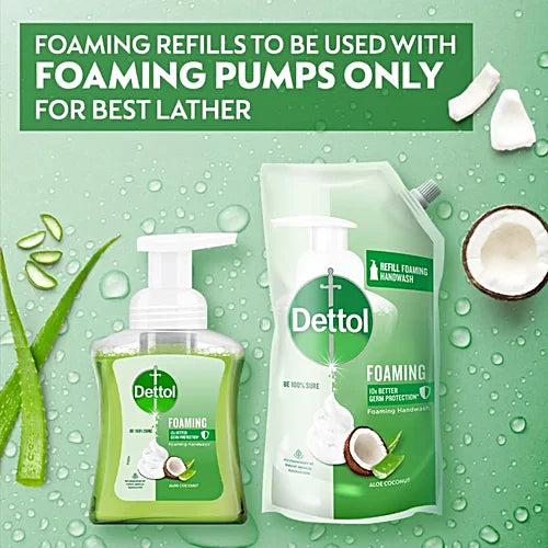 Dettol Aloe Coconut Foaming Handwash, 250 ml