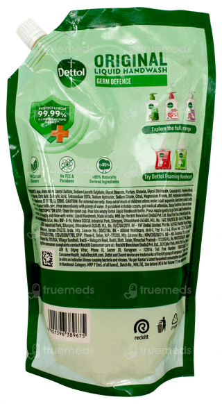 Dettol Original Germ Defence Liquid Handwash Refill 650ml