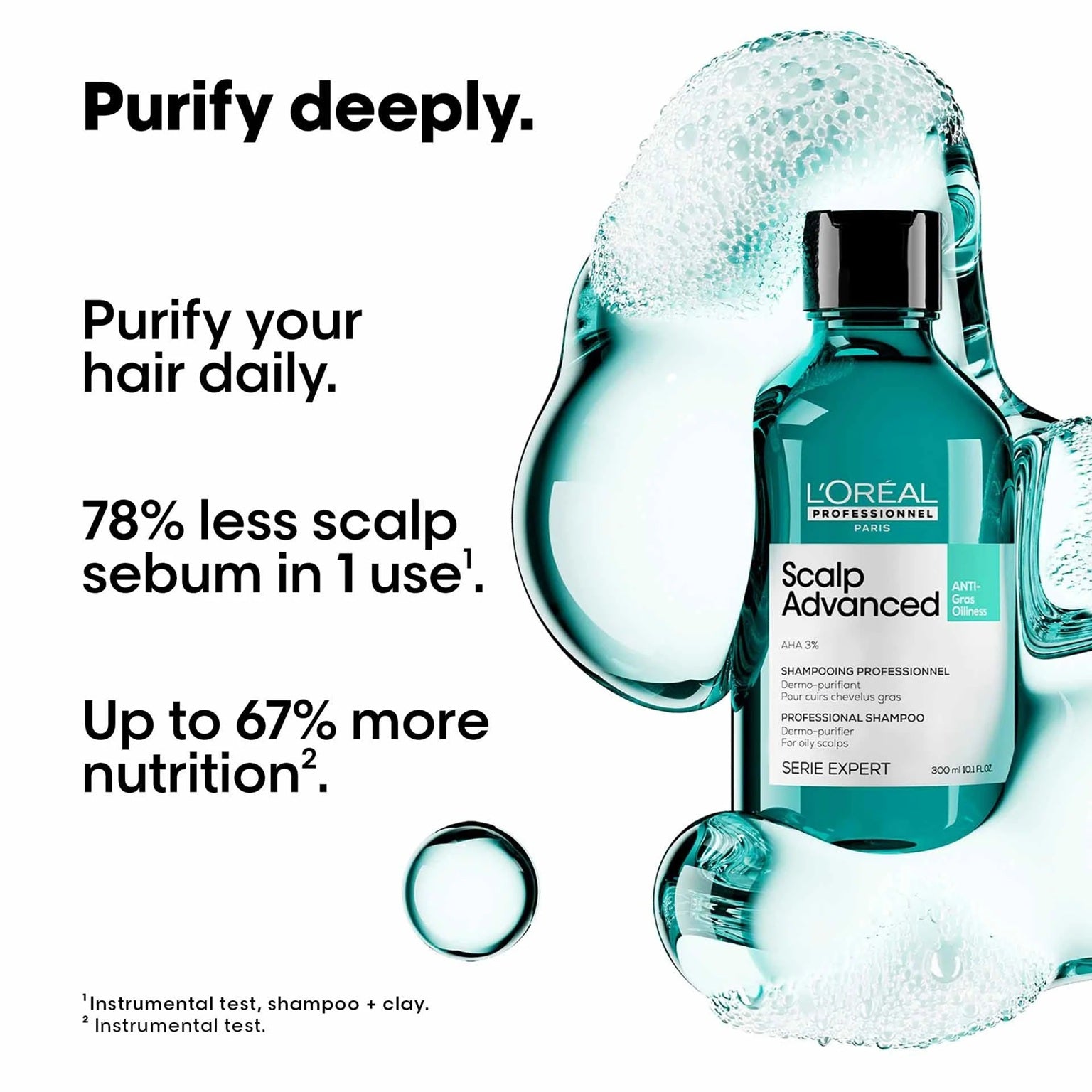 LOreal Professionnel Scalp Advanced Anti-Oiliness Dermo-Purifier Shampoo 300ml