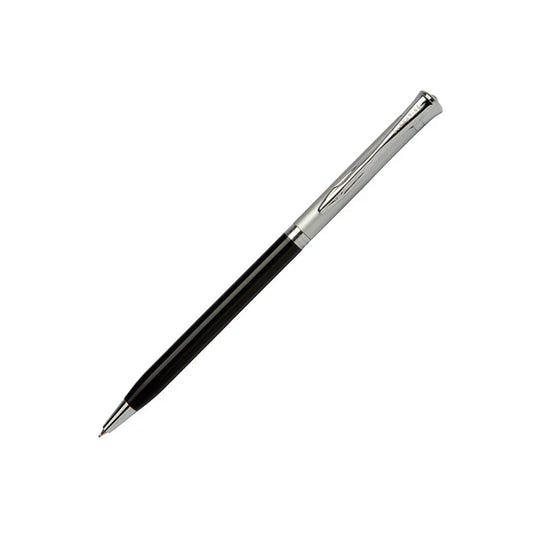 Dance Chrome Ball Pen | Black & Silver | Elegant Wave Clip  5 reviews