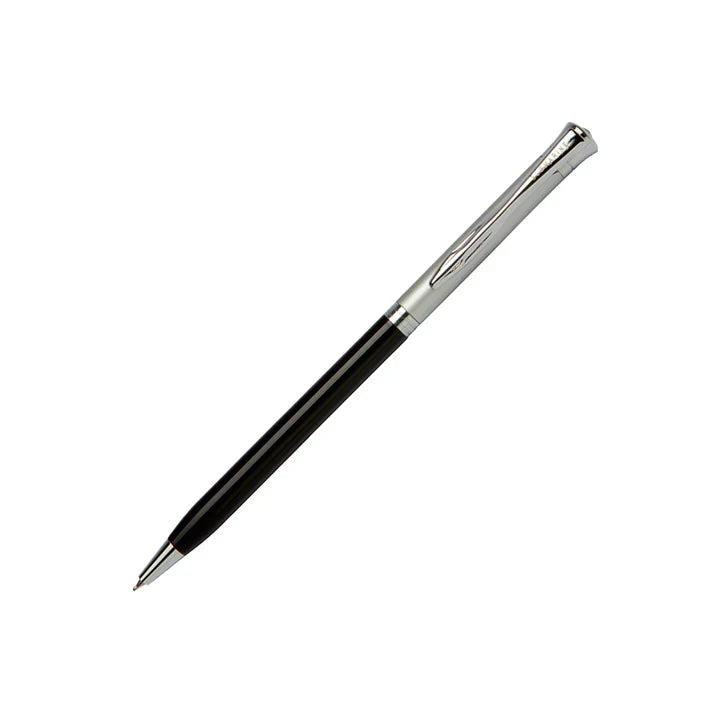 Dance Chrome Ball Pen | Black & Silver | Elegant Wave Clip  5 reviews
