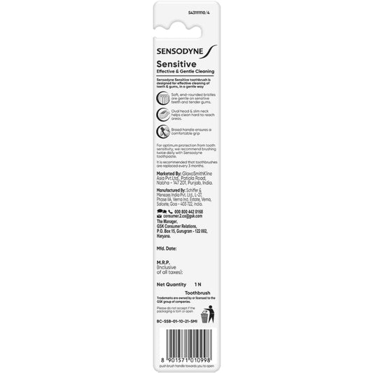Sensodyne Sensitive Toothbrush , Pack of 1