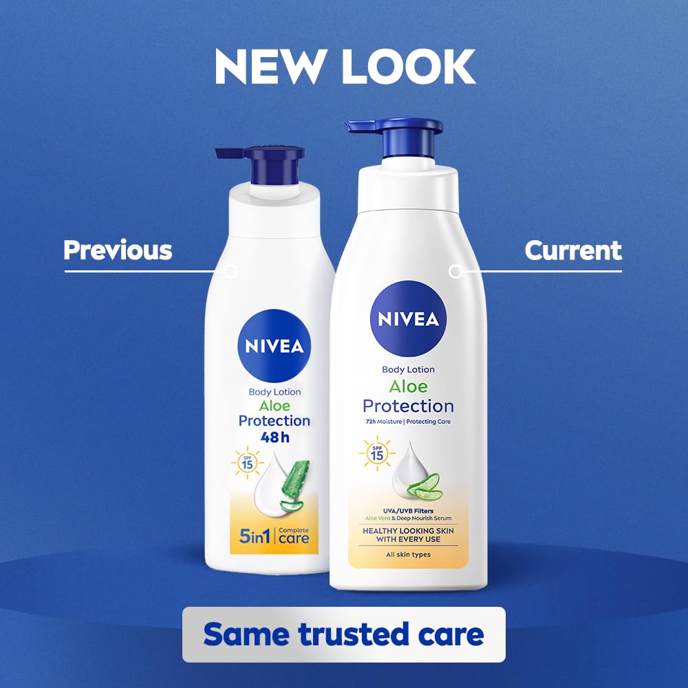 Nivea Aloe Protection SPF 15 Body Lotion - 400 ml