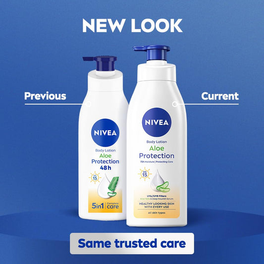 Nivea Aloe Protection SPF 15 Body Lotion - 400 ml