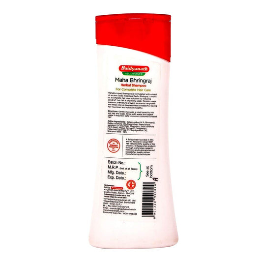 Baidyanath Mahabhringraj Herbal Shampoo (100ml) For dandruff, hair fall , dry/itchy scalp