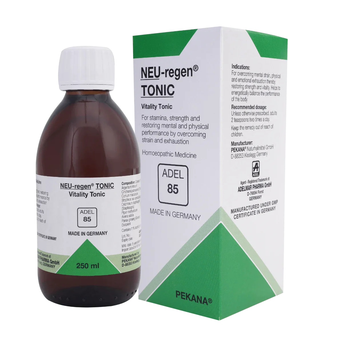 Adel Pekana Germany Homeopathic Adel 85 (Neu-Regen Tonic) (250ml) for relieve muscle anxiety