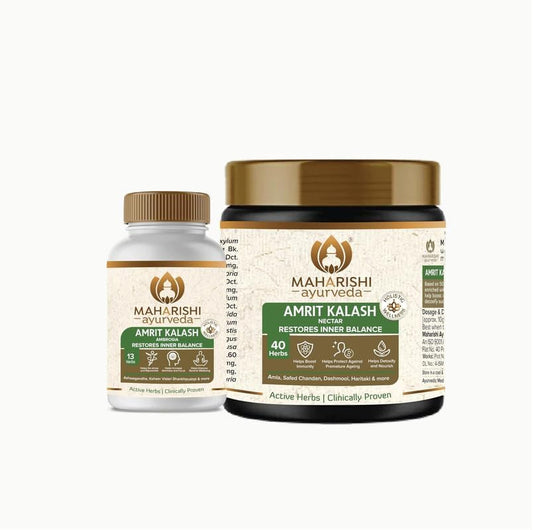 Maharishi Ayurveda Amrit Kalash | 600g Nectar + 60 Tablets