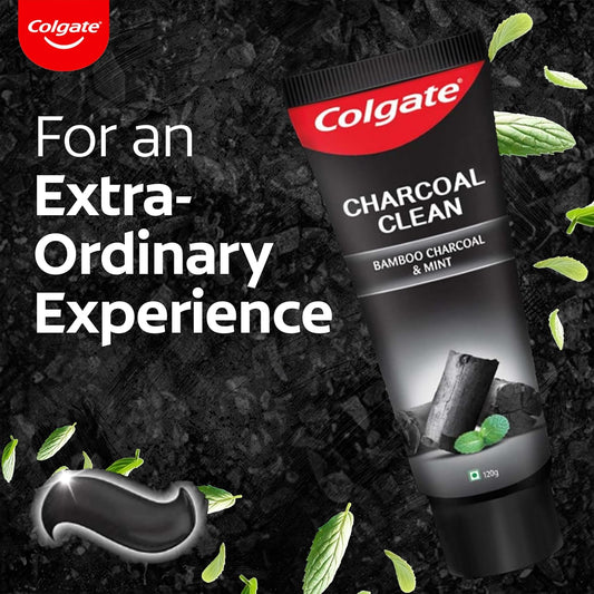 Colgate Charcoal Clean Black Gel Toothpaste (240gm)