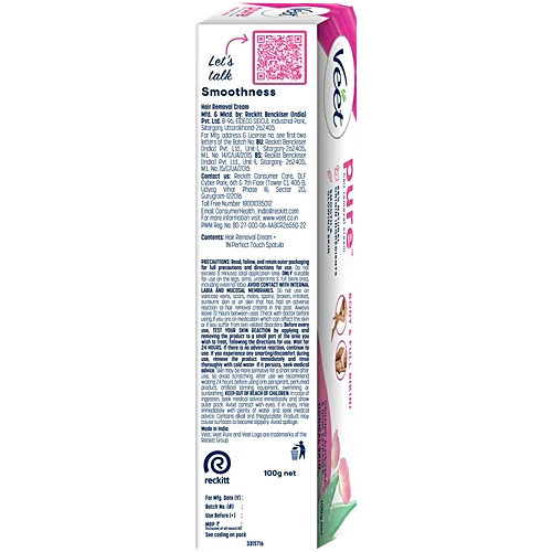 Veet Pure Hair Removal Cream - Normal Skin, For Women, 100 g