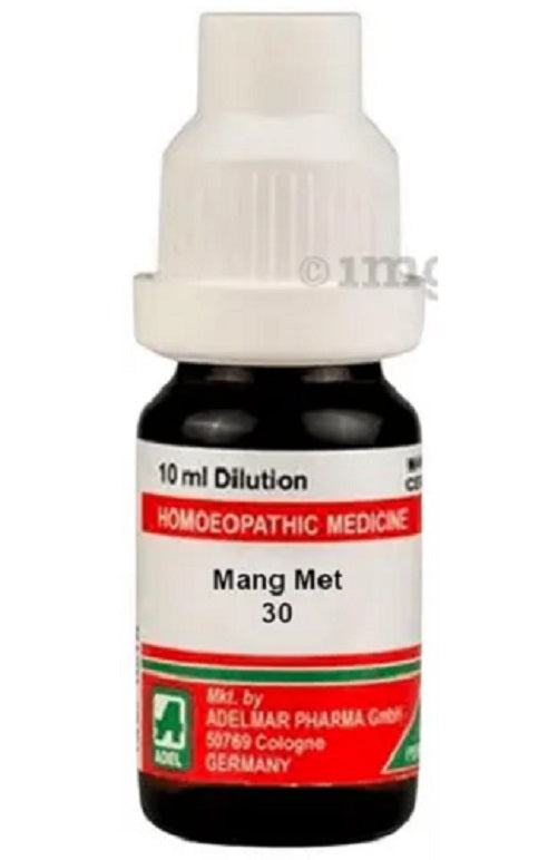 Adel Germany Homeopathic Mang Met Dilution 10ml for Headache Dryness eyes