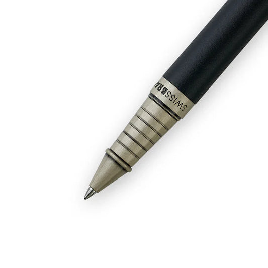 SWISSBRAND Zenith 2507 Matte black Rollerball Pen with chrome trim