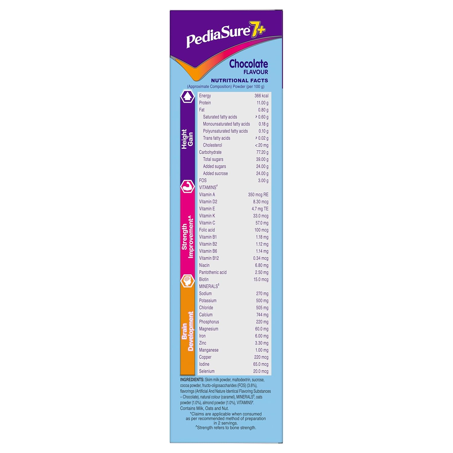 PediaSure 7+ Specialized Nutrition Drink Chocolate Powder 400gm