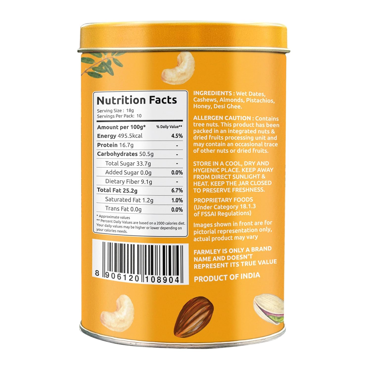 Farmley Classic Date Bites 200 gm
