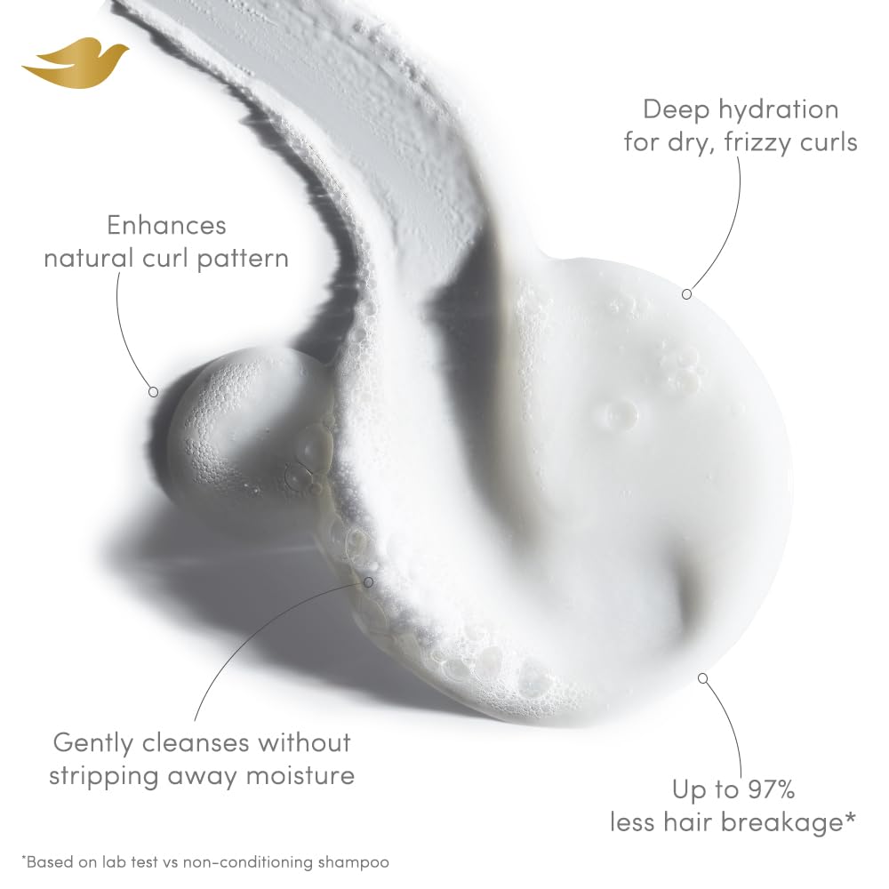 Dove Beautiful Curls Hydrating Shampoo - 380 ml