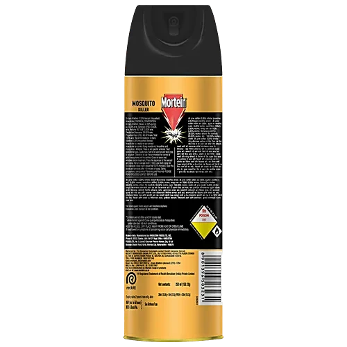 Mortein Mosquito & Fly Killer Spray - Fresh Fragrance, 100% Kill Guarantee, 250 ml Bottle