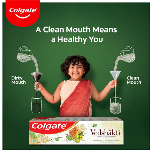 Colgate Swarna Vedshakti Toothpaste - 200gm