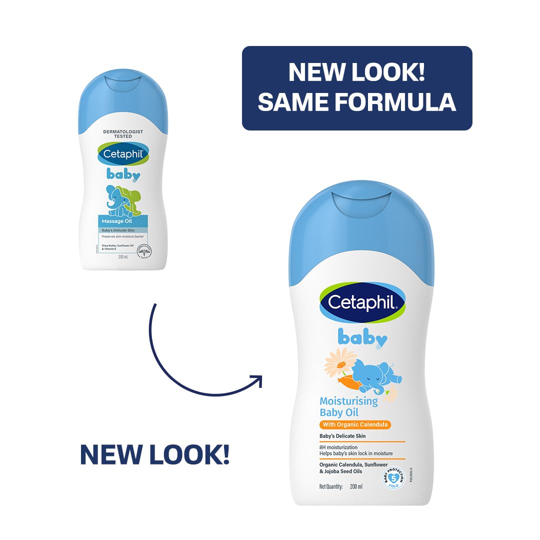 Cetaphil Baby Massage Oil With Shea Butter - 200 ml