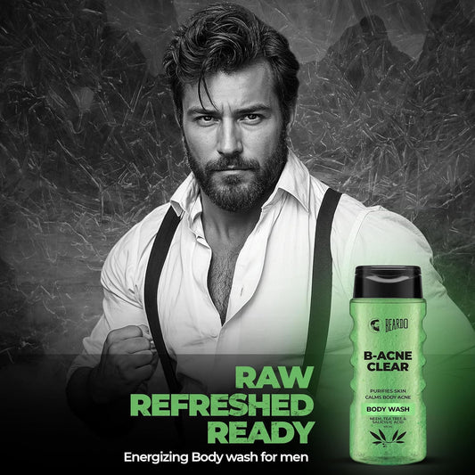 Beardo Body Acne Clear Body Wash for Men 500 ml