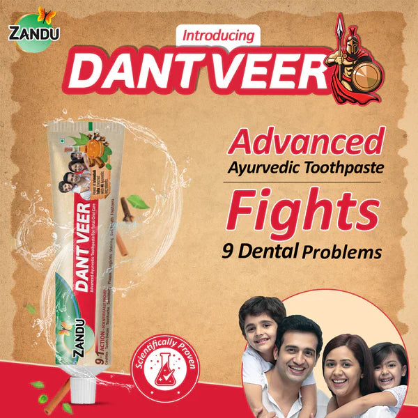 Zandu Dant Veer Toothpaste - 400 gm
