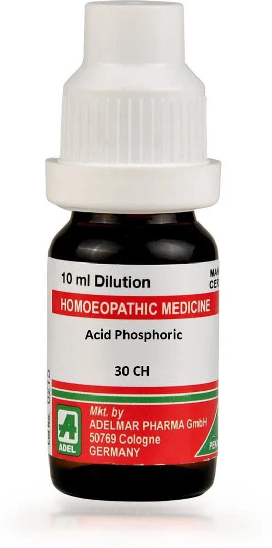 Adel Homeopathy Acid Phosphoric Dilution - 30 CH - 10 ml