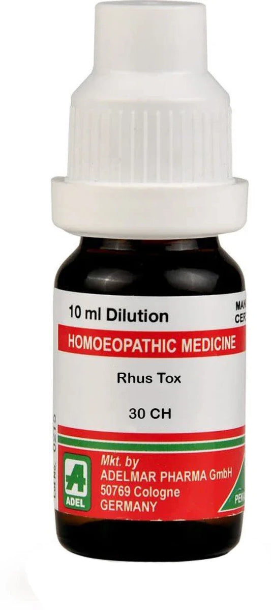 Adel Homeopathy Rhus Tox Dilution - 10 ml - 30 CH